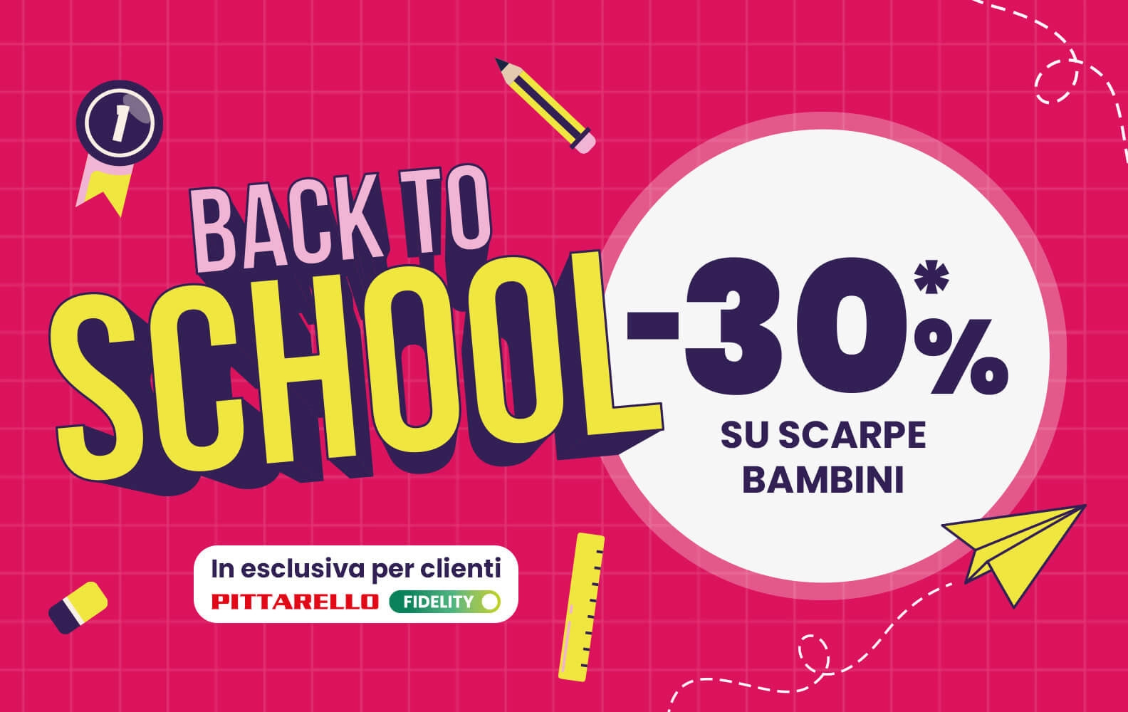 Back To School: -30% sulle scarpe per bambini!