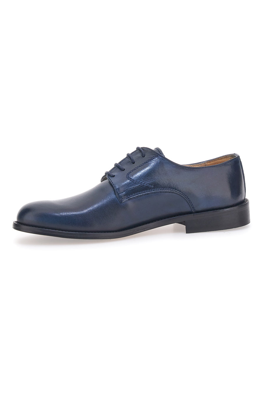 Scarpe Stringate Blu In Vera Pelle Pittarello 7720