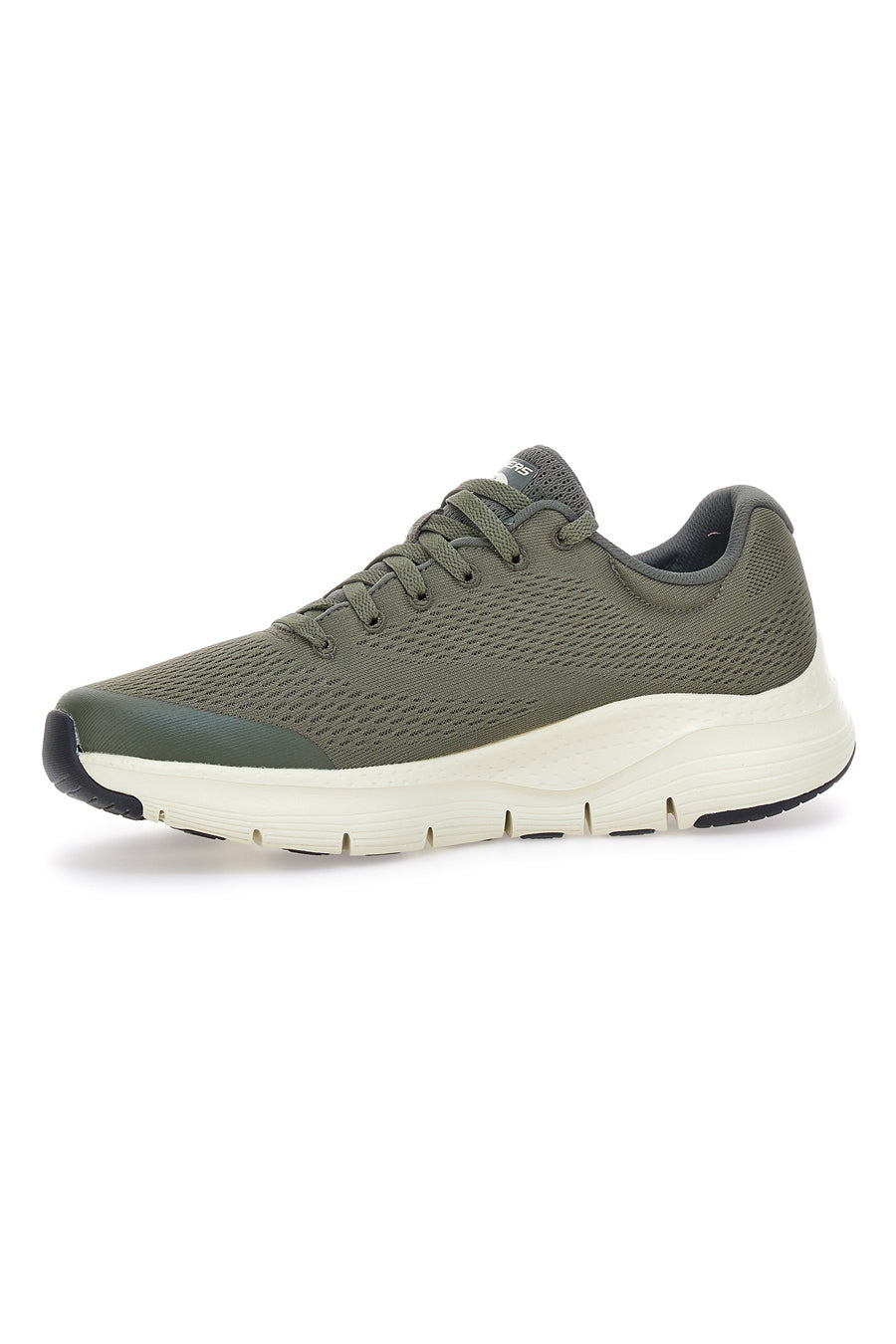 Scarpa da Running Verde Oliva Skechers Arch Fit