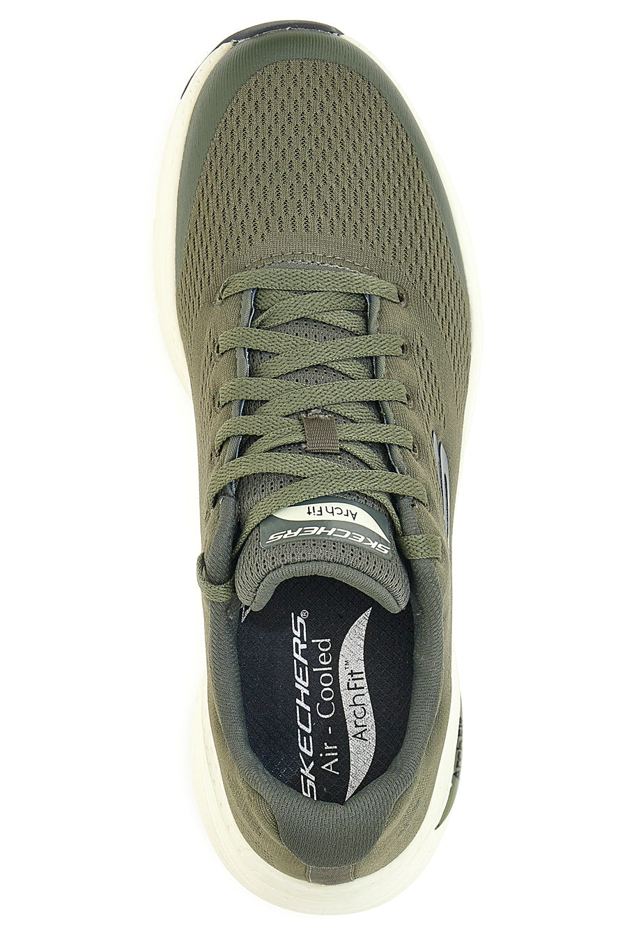 Scarpa da Running Verde Oliva Skechers Arch Fit