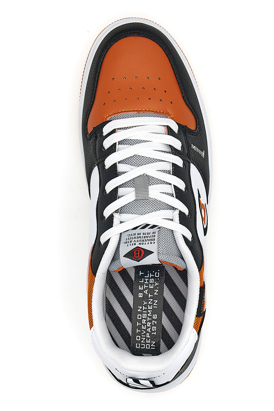 Sneakers Cotton Belt Funky Bicolor Arancio