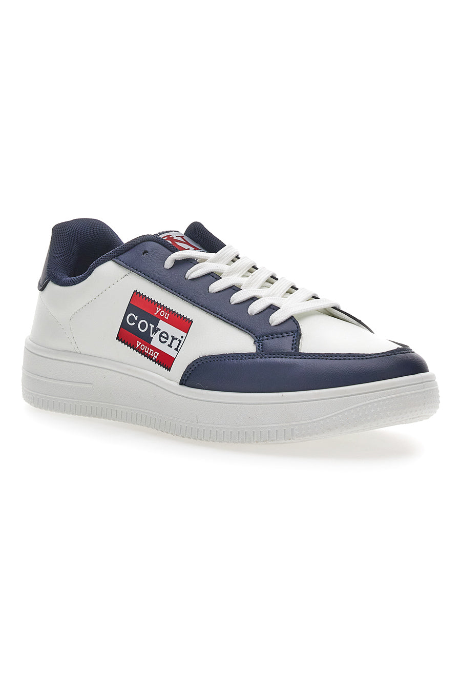 Sneakers Bianche e Blu Coveri 224115