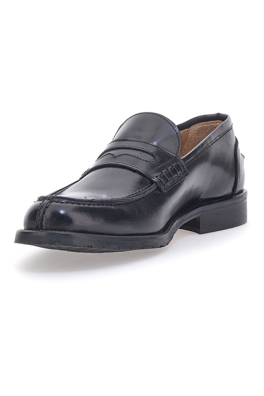 Mocassino Vera Pelle Nero Pittarello 3251