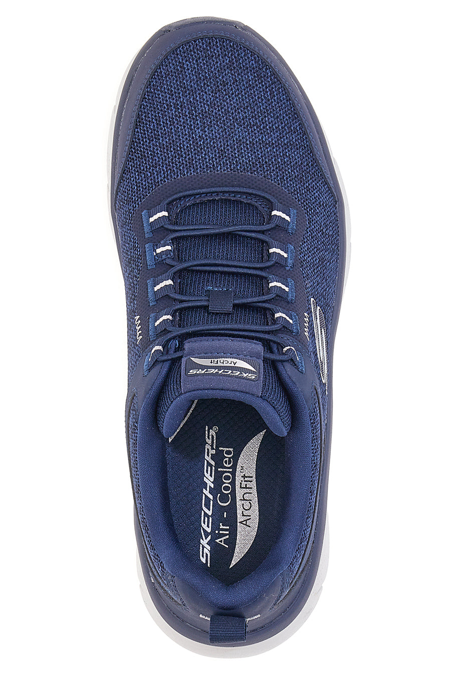 Skechers Arch Fit D'Lux Greeley Blaue Turnschuhe