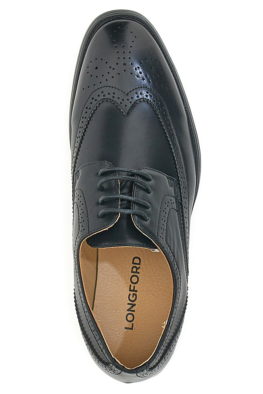 Longford Schwarze Schnürschuhe 22612