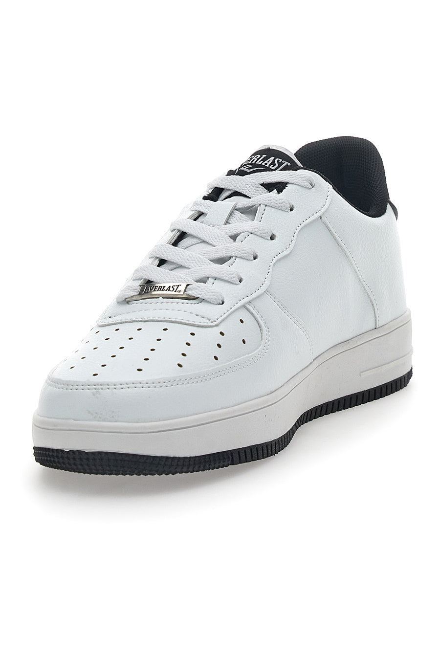 Sneakers Bianche e Nere Con Tomaia Traforata Everlast 713