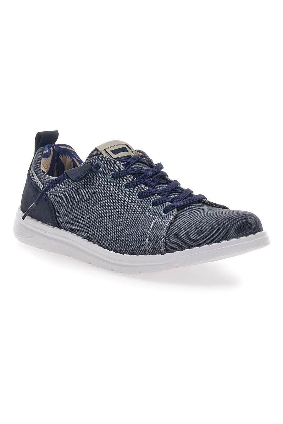 Sneakers in Tela Blu Carrera 11102D