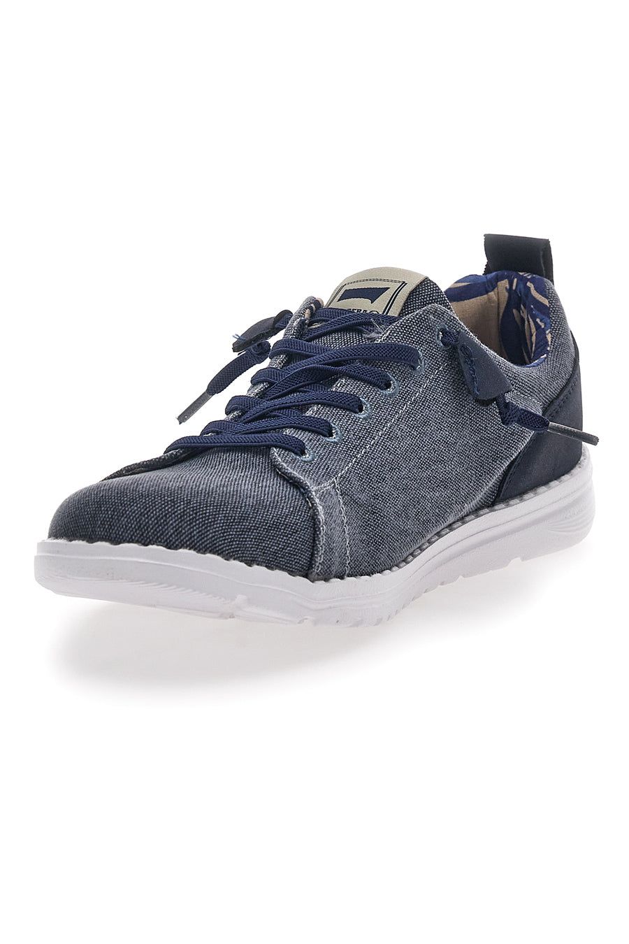 Sneakers in Tela Blu Carrera 11102D