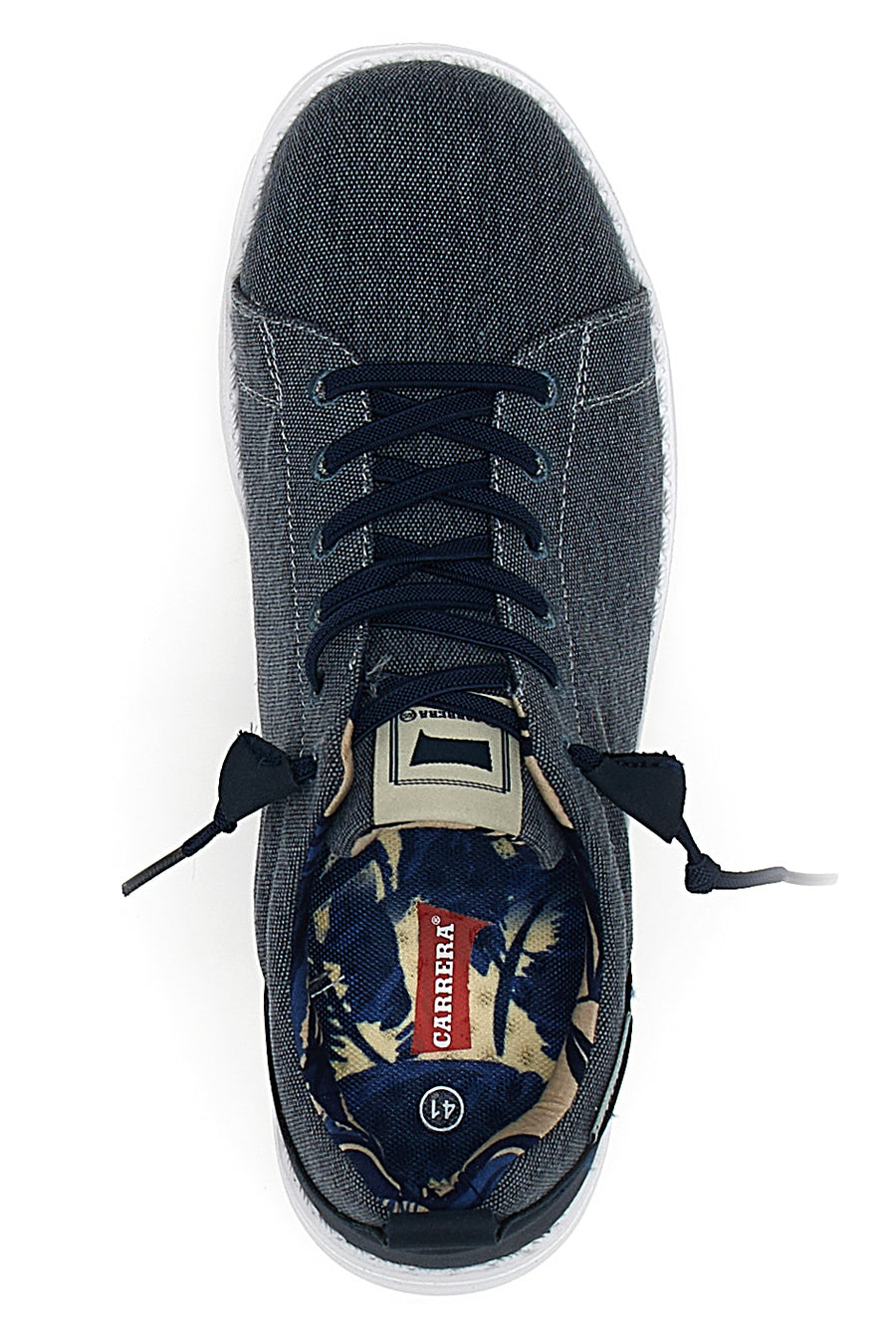 Sneakers in Tela Blu Carrera 11102D