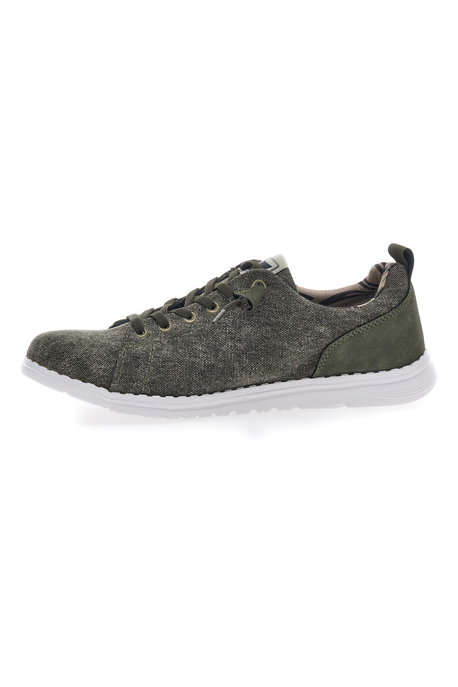 Sneakers In Tela Verde Scuro Carrera 11102D