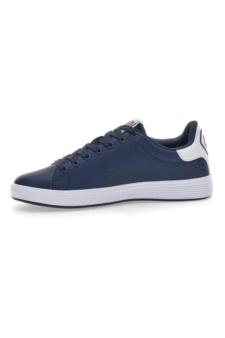 Sneakers Basse Blu e Bianche Cotton Belt Player Lth