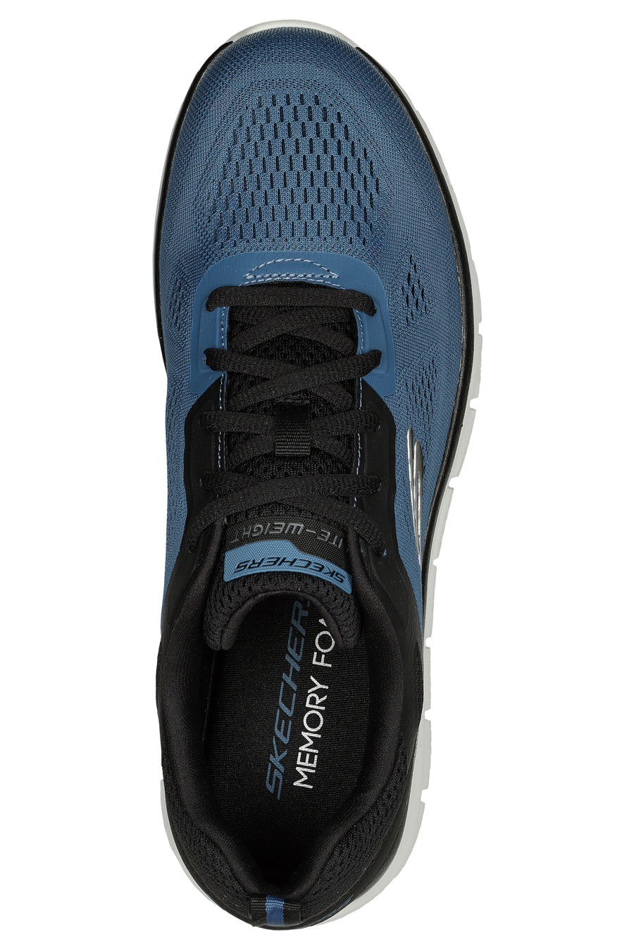 Sneakers Blu Skechers Track Broader