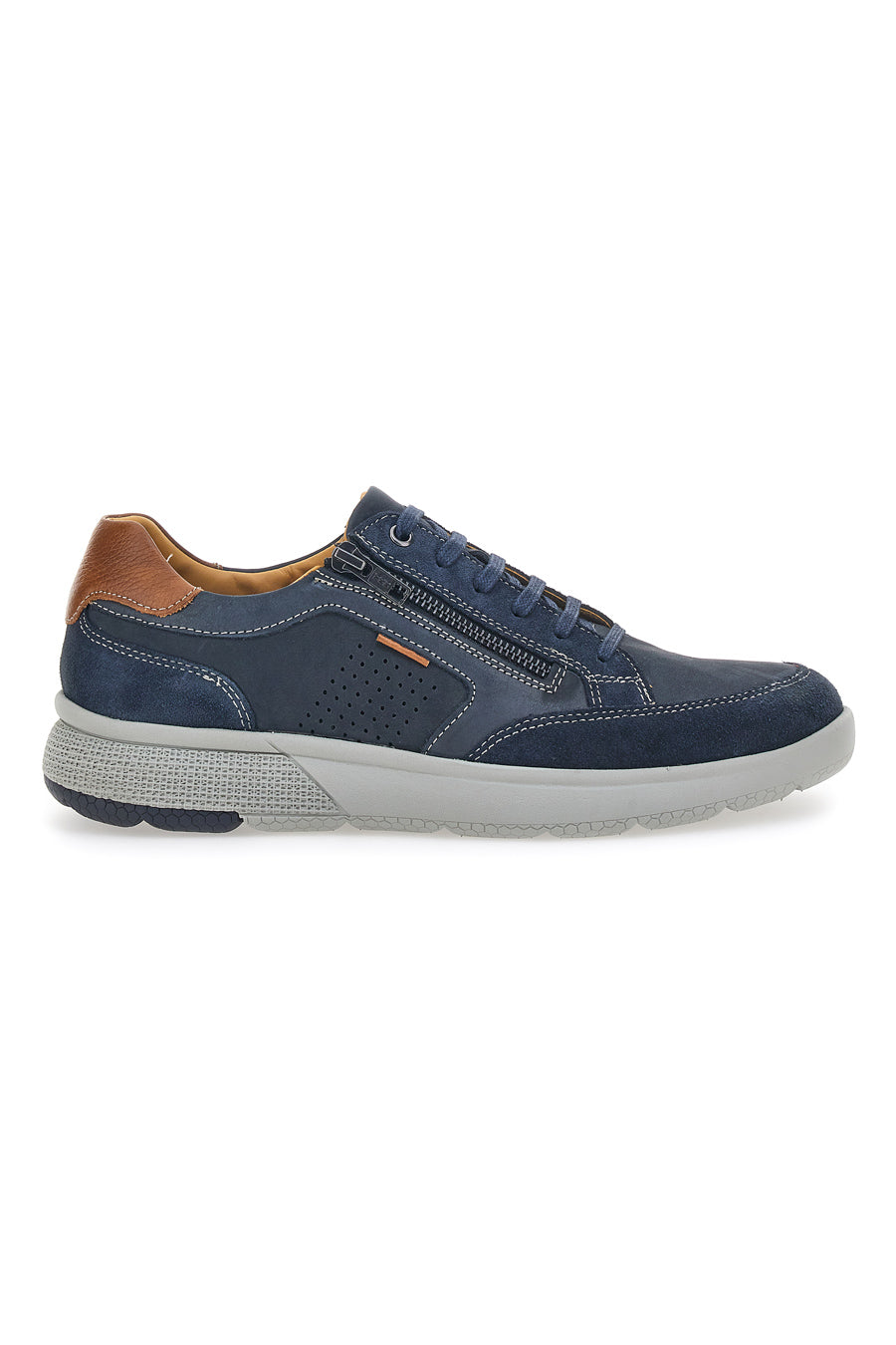 Scarpe Stringate Casual In Vera Pelle Navy Pittarello Active 2406