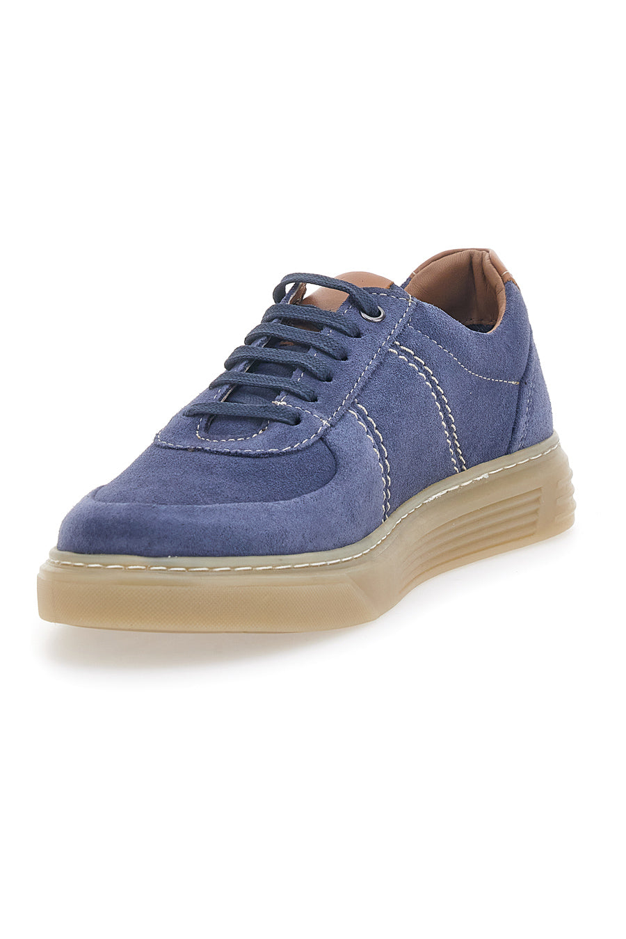 Scarpe Stringate Blu In Vera Pelle Pittarello Active 2421