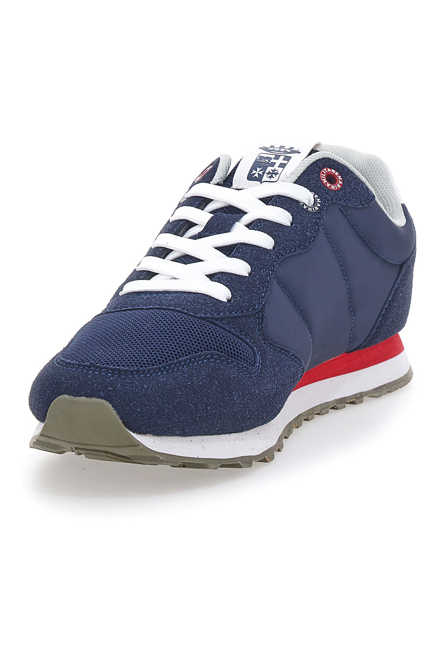 Sneakers Blu Con Logo Laterale Marina Militare 1114