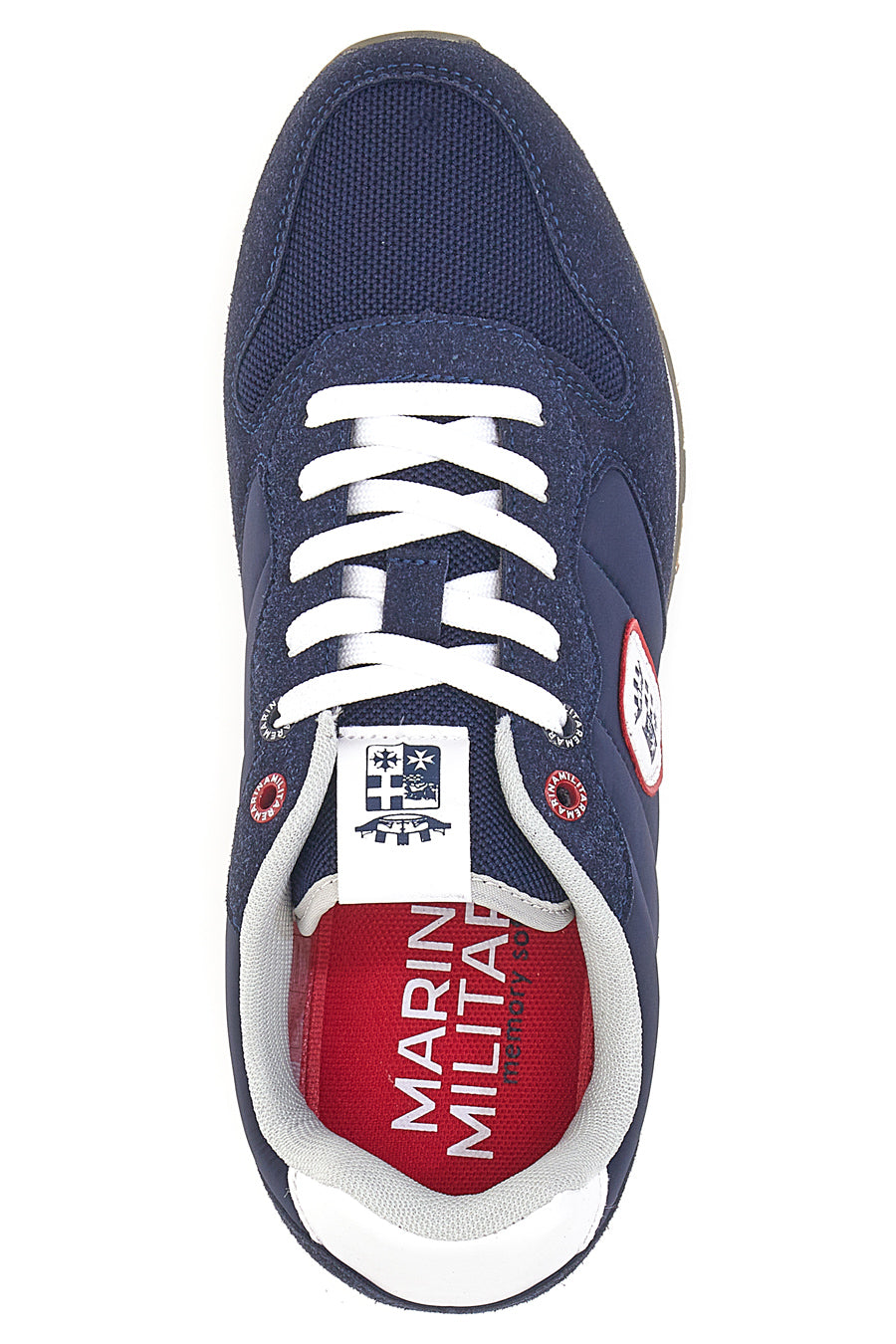 Sneakers Blu Con Logo Laterale Marina Militare 1114