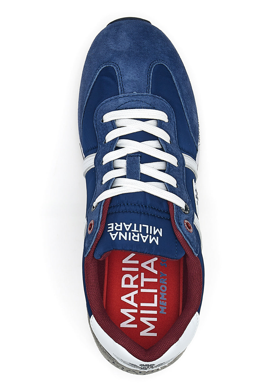 Sneakers Blu Con Stemma Laterale Marina Militare 255