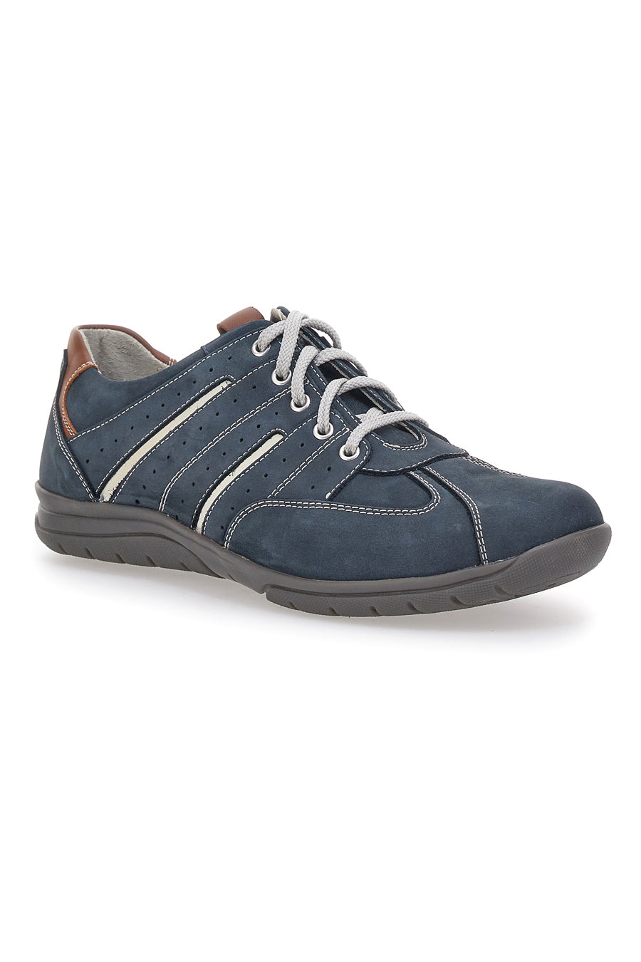 Scarpe Stringate Navy da Uomo Scamosciate Pittarello Eco 270002