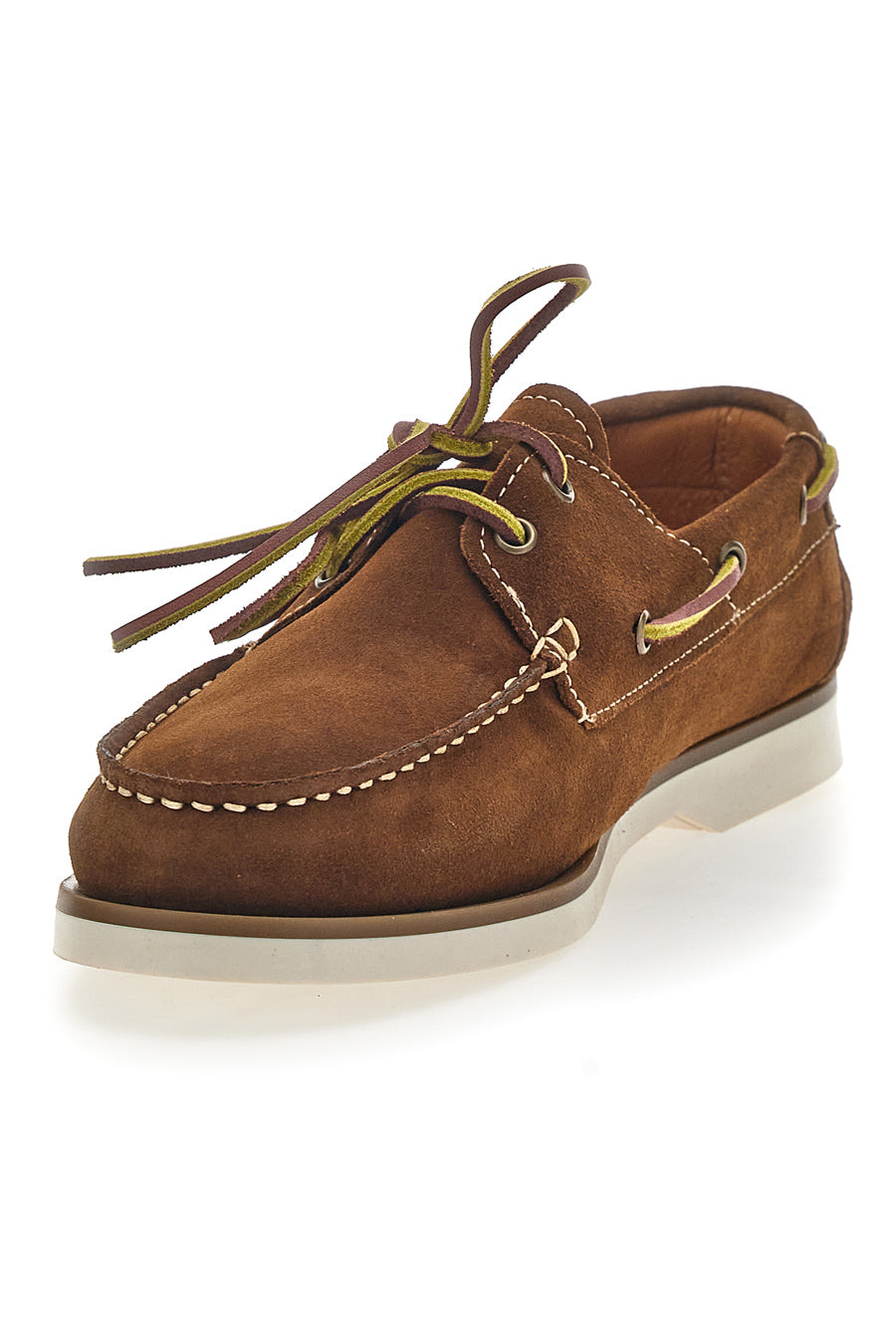 Longford 10 Brauner Mokassin aus echtem Leder im Bootsstil