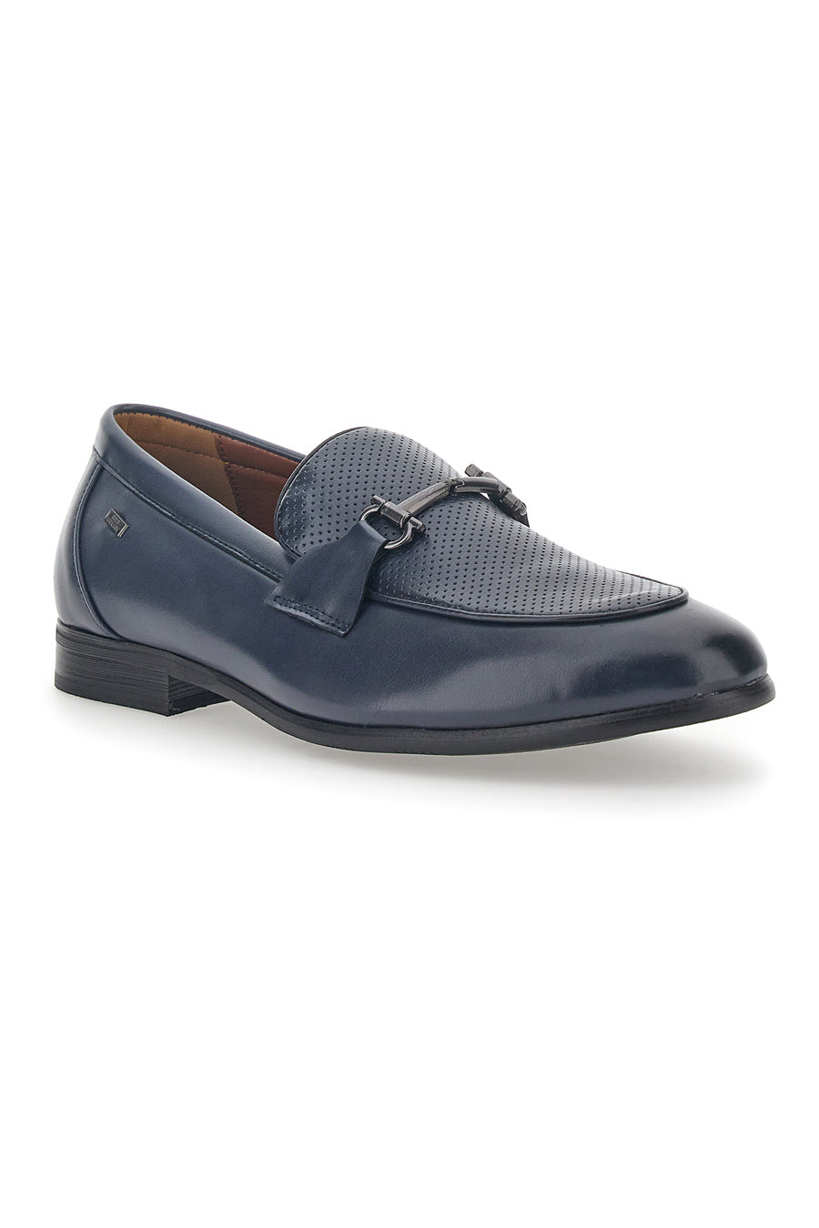 Elegante blaue Herren-Loafer Solo Soprani 41818