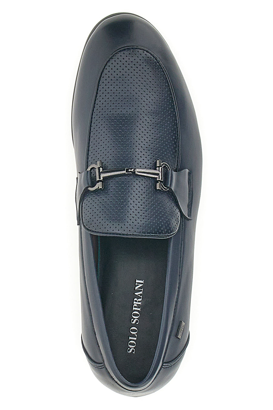 Elegante blaue Herren-Loafer Solo Soprani 41818