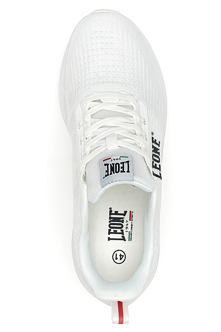 Sneakers Sportive Bianche In Mesh Leone 52