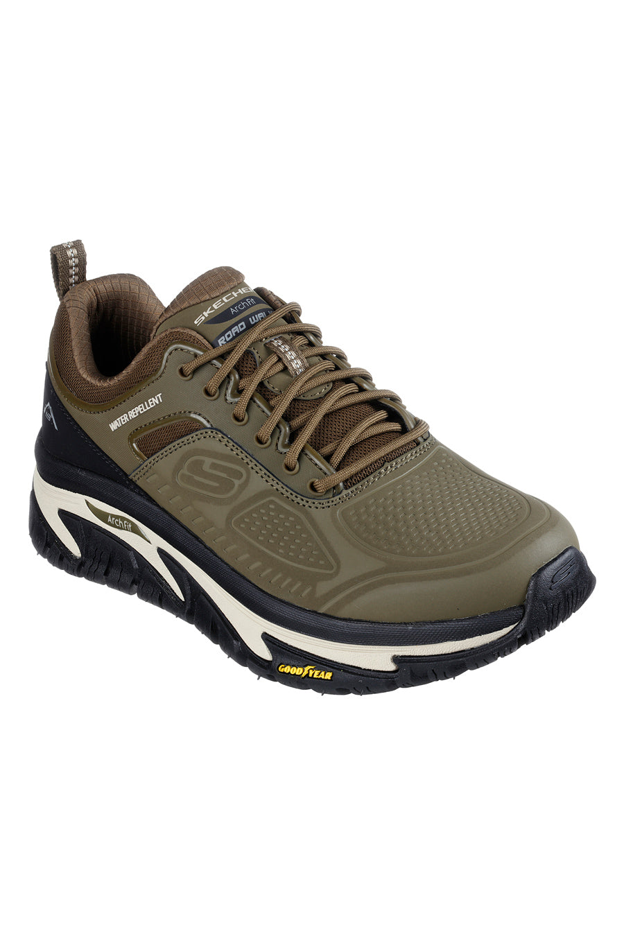 Sneakers Verde Oliva Skechers Arch Fit Road Walker Recon