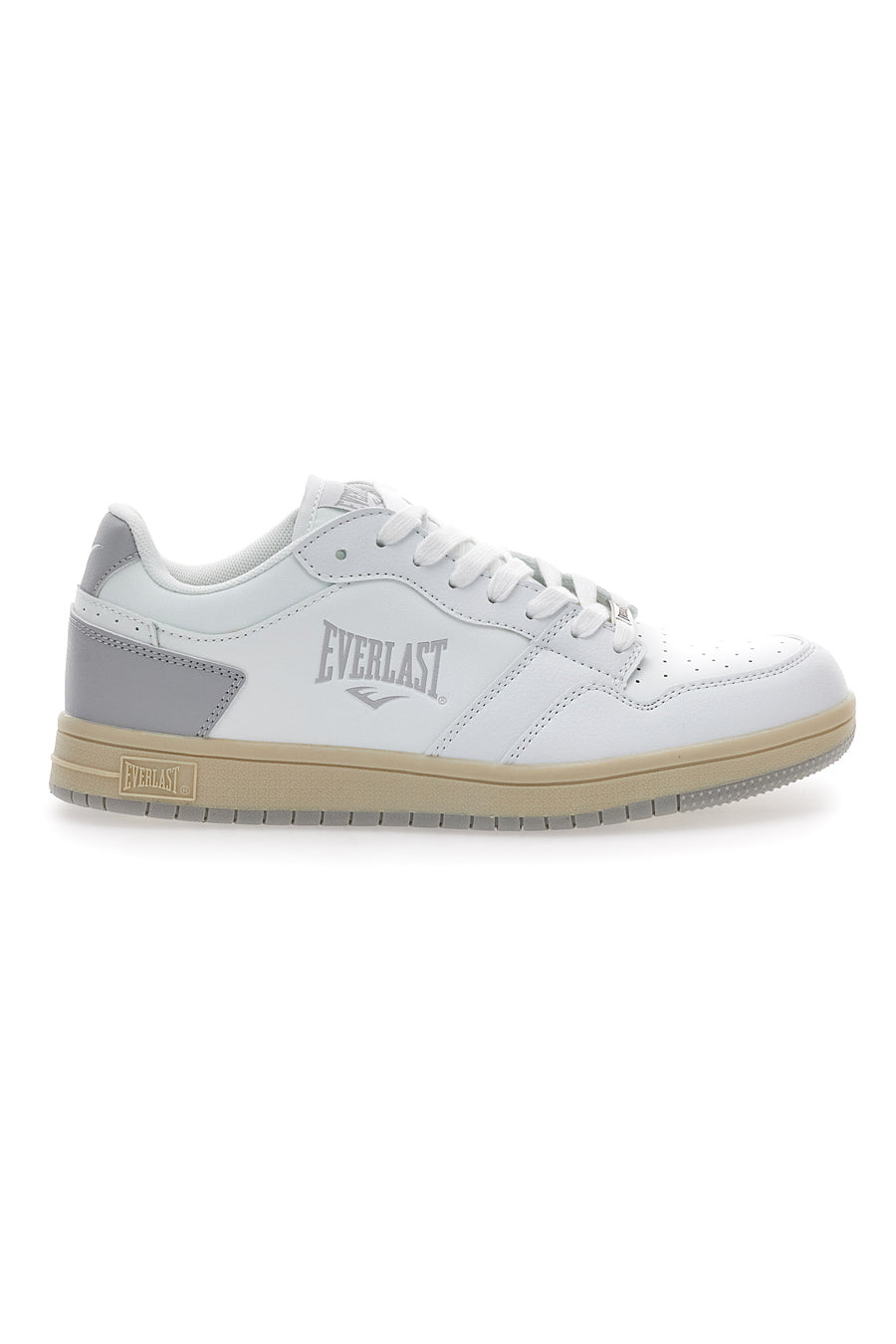 Sneakers Bianche e Grigie Con Lacci Everlast 715