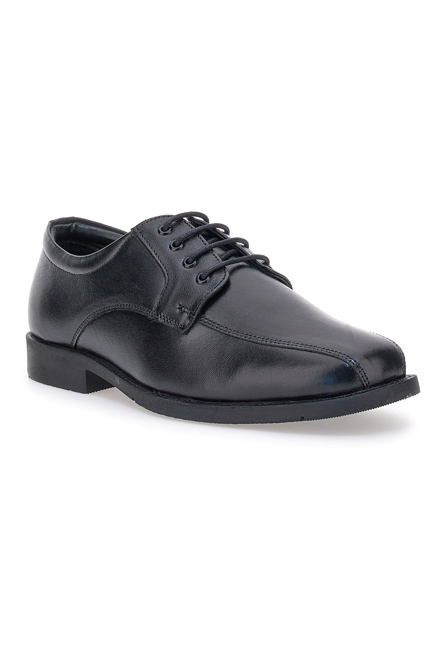 Max Dillan 01 Schwarze Schnürschuhe aus echtem Leder