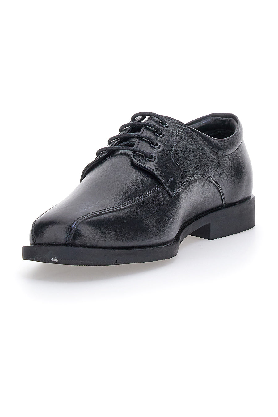 Max Dillan 01 Schwarze Schnürschuhe aus echtem Leder