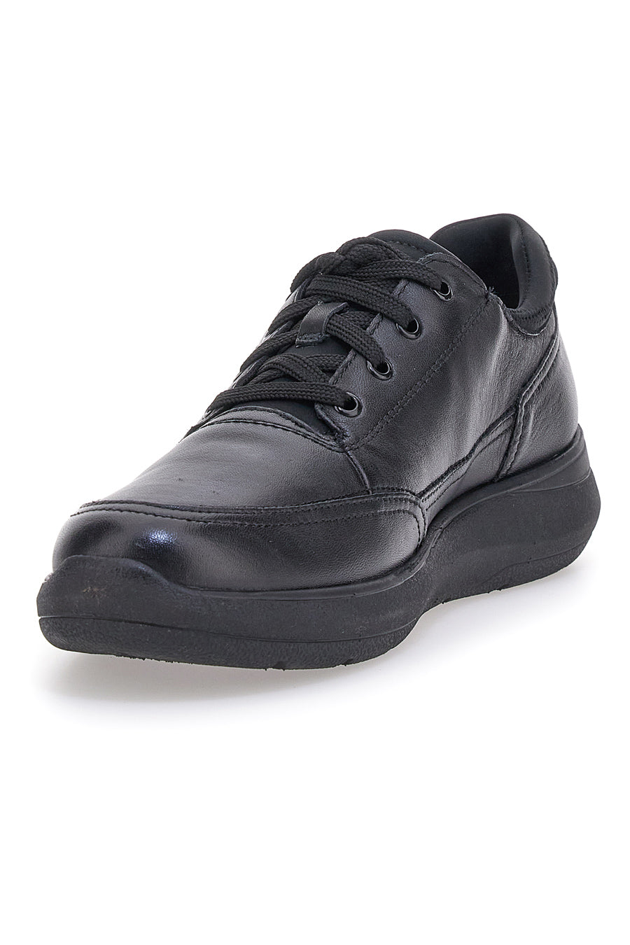 Scarpe Stringate Nere in Vera Pelle con Soletta Memory Foam PITTARELLO TIERRA 22105792