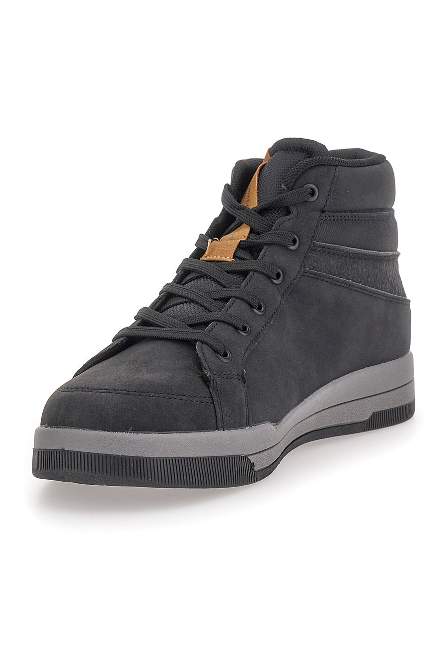 Mittelhohe schwarze Sneakers mit seitlichem CARRERA-Logo CAM23704