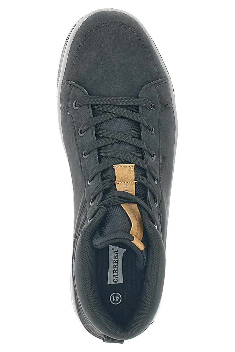 Mittelhohe schwarze Sneakers mit seitlichem CARRERA-Logo CAM23704