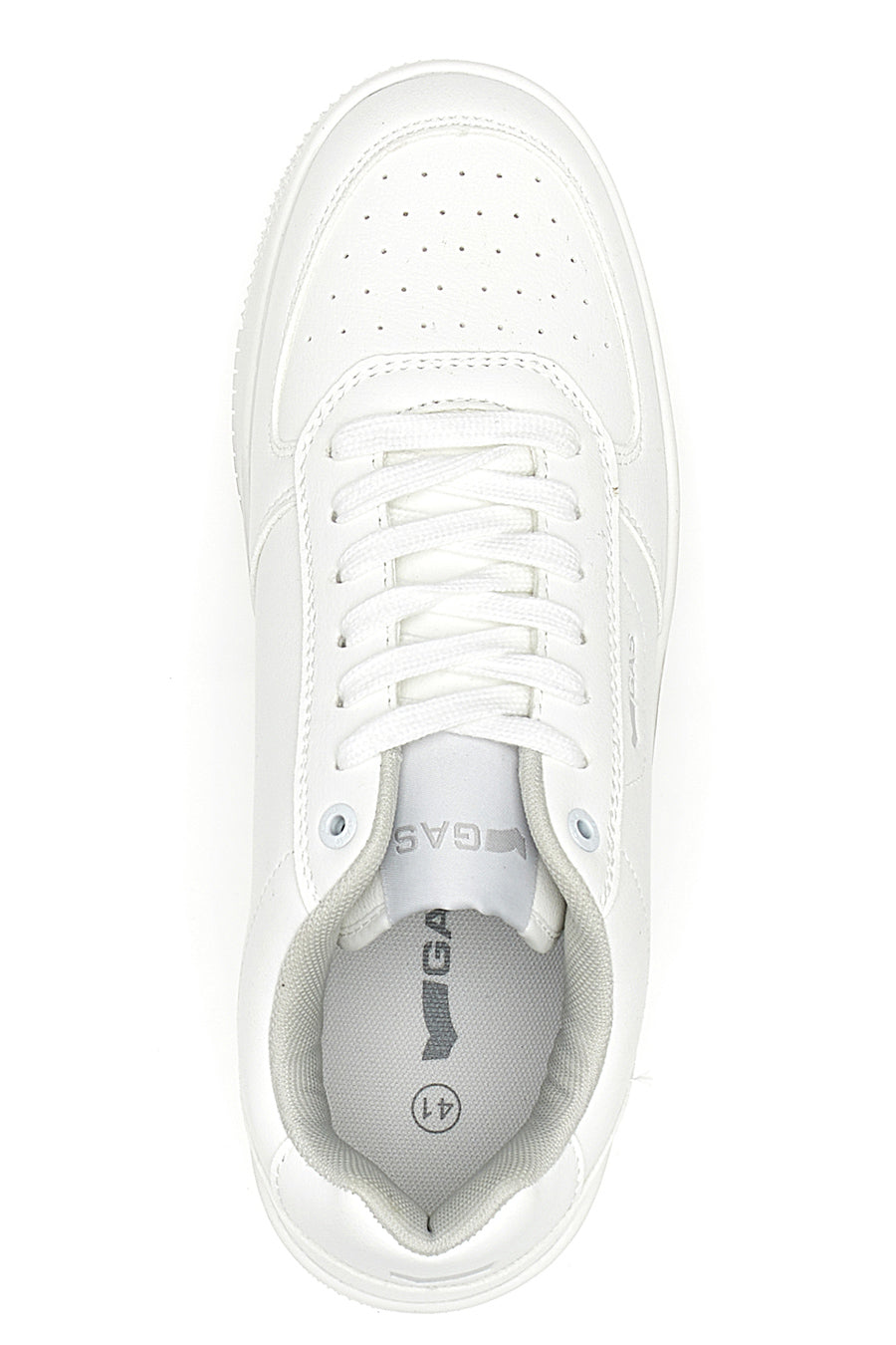 Sneakers Bianche Blu Gas Kevin