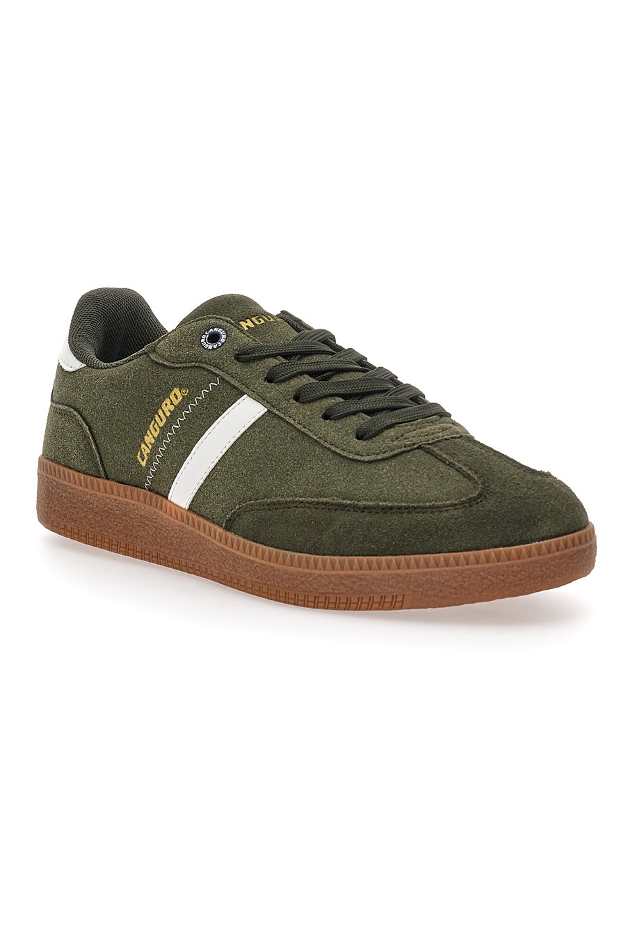 Sneakers Verdi Con Chiusura Lacci Canguro 385