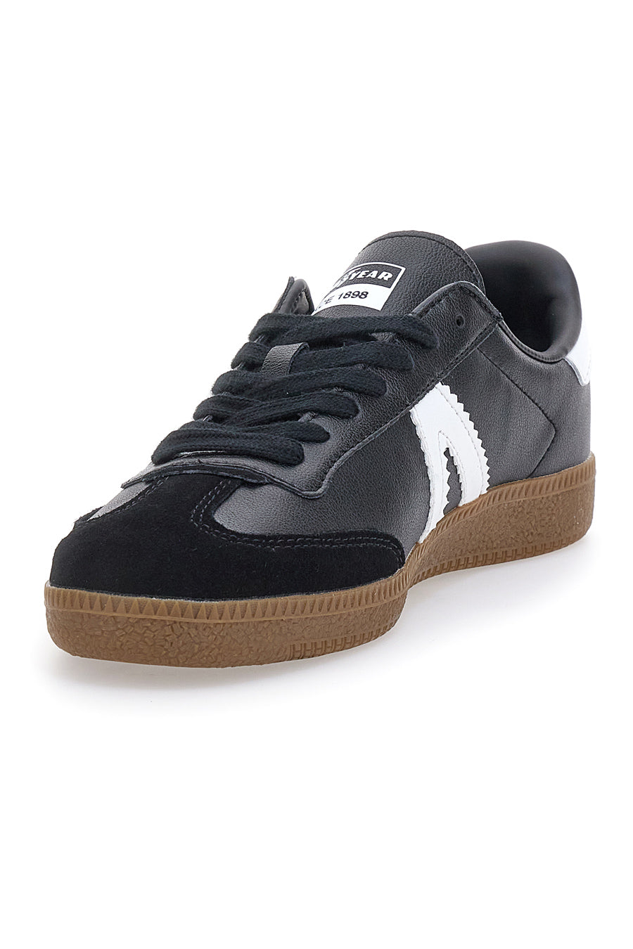 Sneakers nere in pelle Good Year GY51001