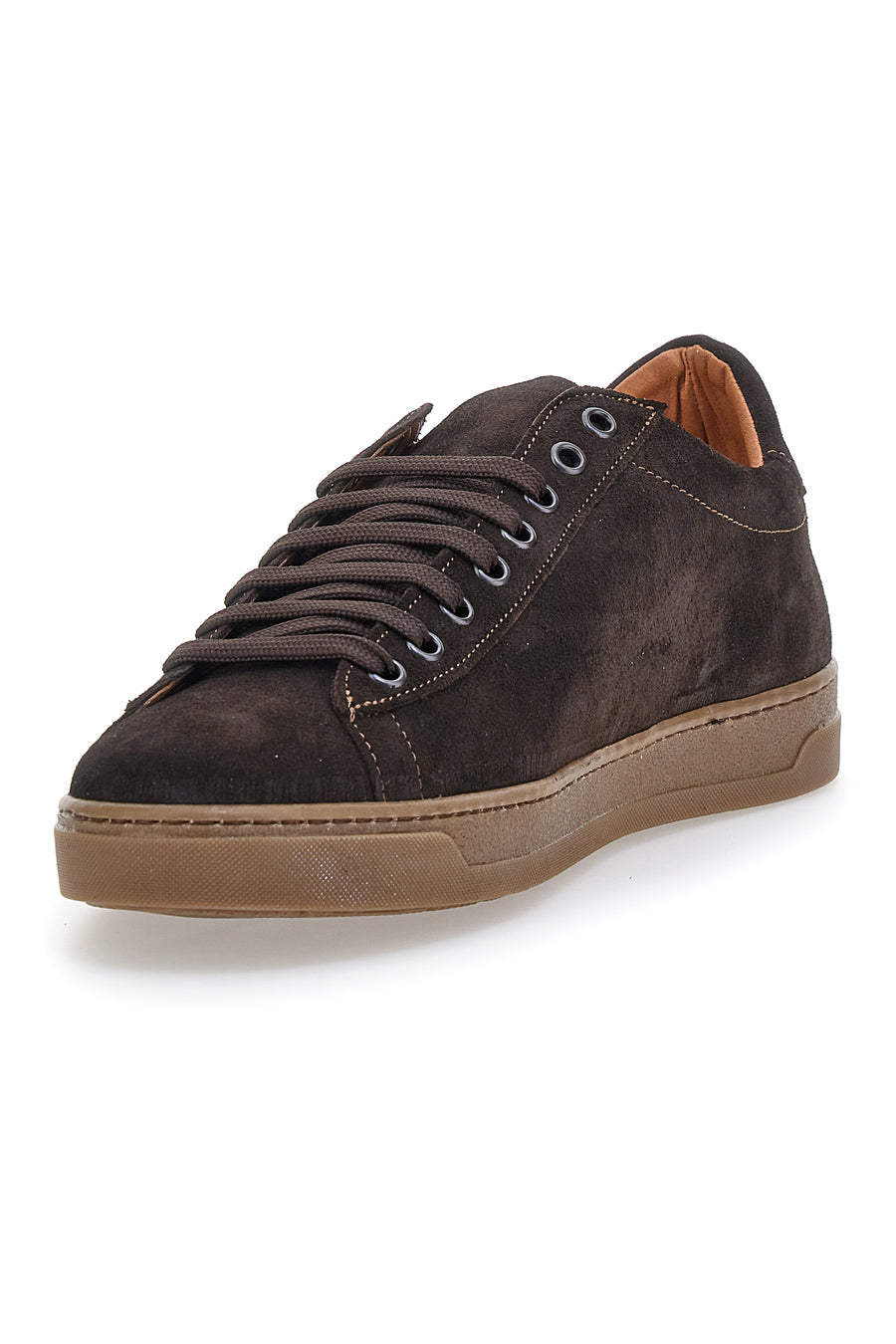 Dunkelbraune Wildleder-Sneaker, hergestellt in Italien, PITTARELLO FOCUS 3021