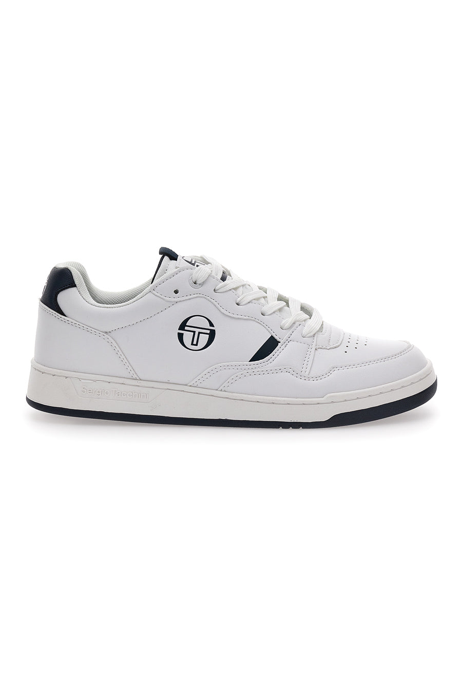 Sneakers bianche con logo blu Sergio Tacchini Pisa Itx