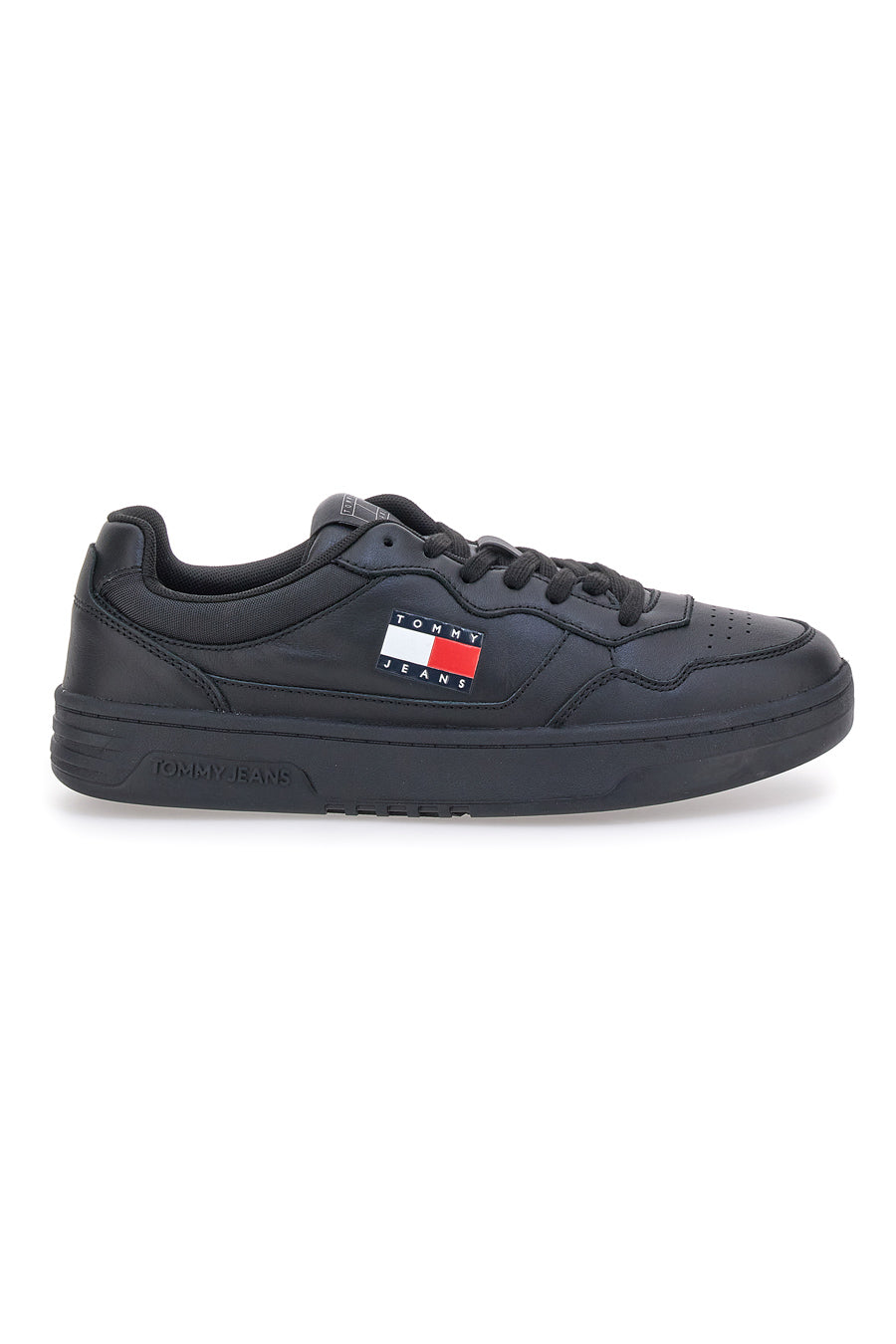 Sneakers Nere Con Tomaia In Pelle TOMMY JEANS CUPSOLE