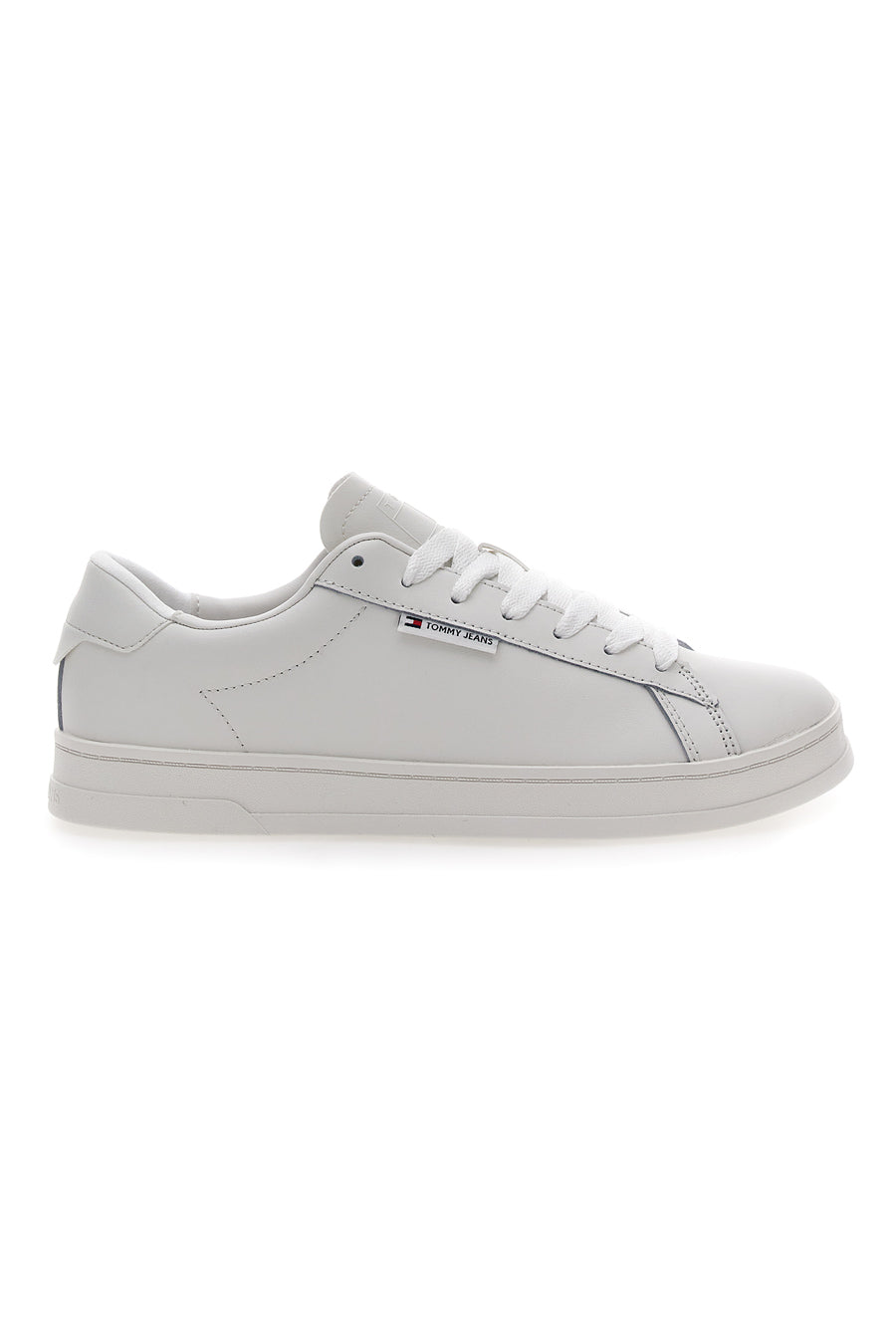 Sneakers Bianche Con Tomaia In Pelle TOMMY JEANS TJM LEATHER LOW CUPSOLE