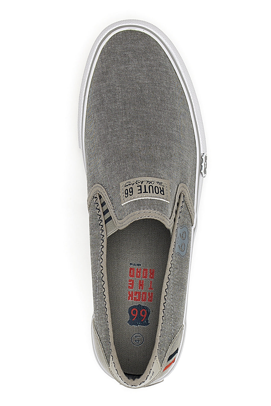 Route 66 Slip-on-Sneaker 21808 Grau