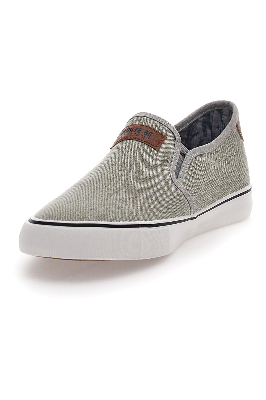 Sneakers Slip-On Grigie Route 66 01805