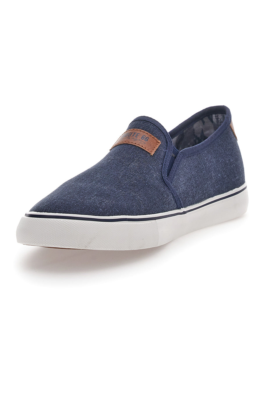 Sneakers Slip-On Blu Ruote 66 01805