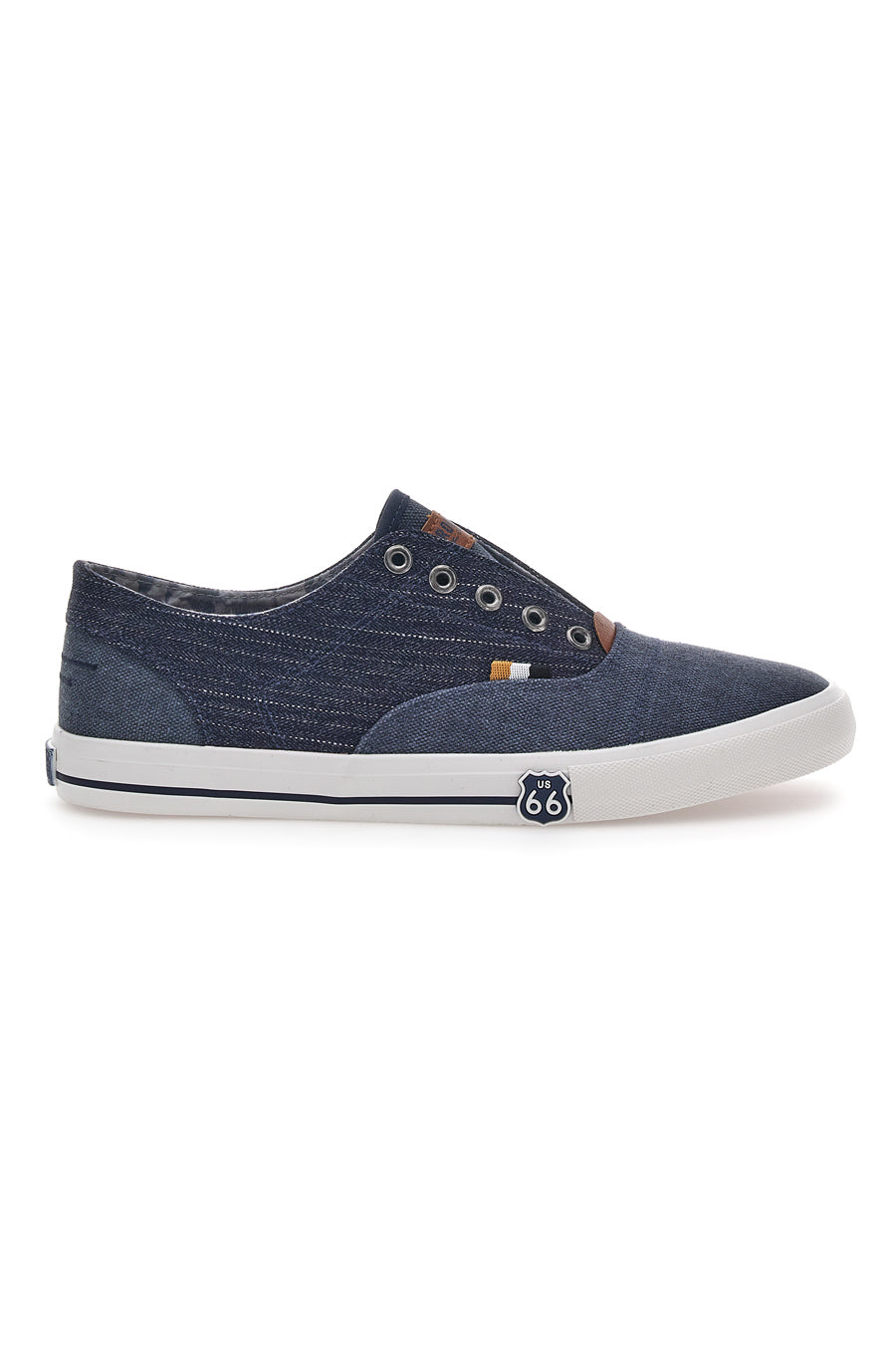 Sneakers Blu Jeans Slip-On Senza Lacci Route 66 01819