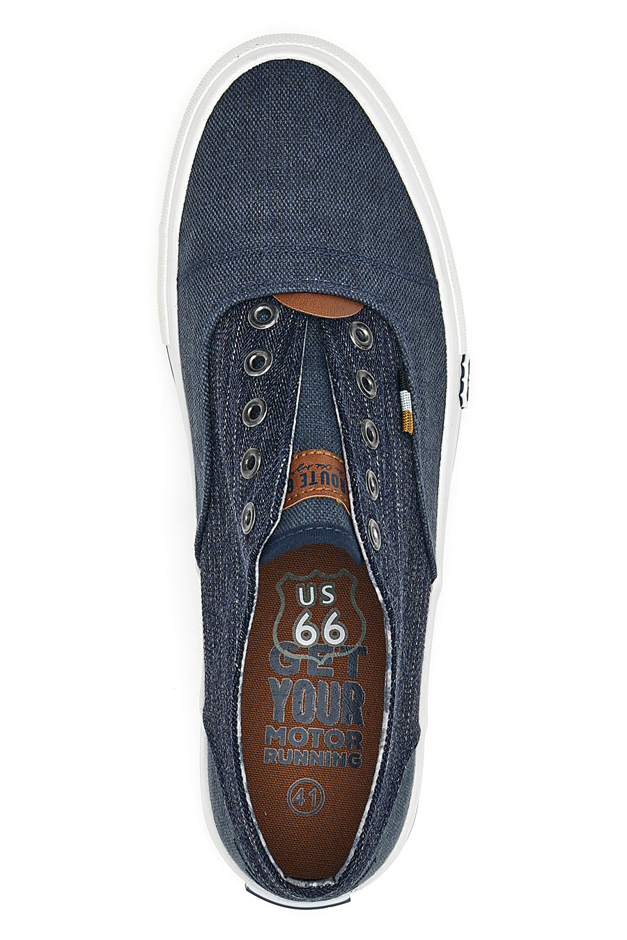 Sneakers Blu Jeans Slip-On Senza Lacci Route 66 01819