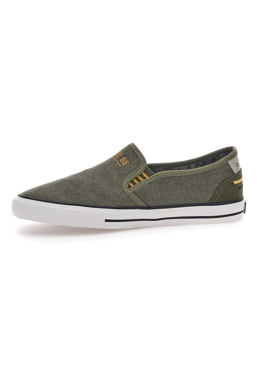 Sneakers Slip-On Verde Militare Route 66 21808