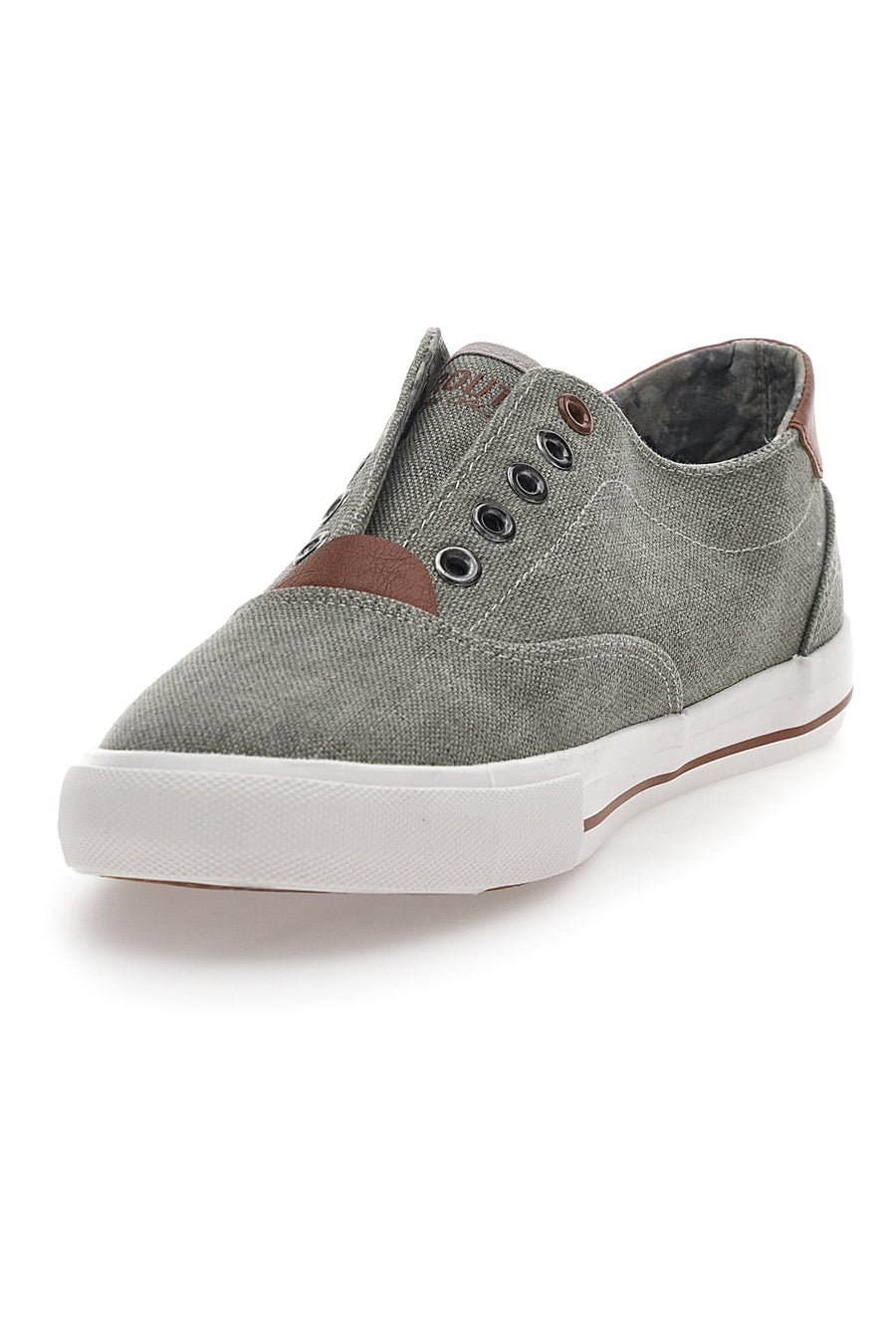 Sneakers in Tela Grigio Route 66 91414