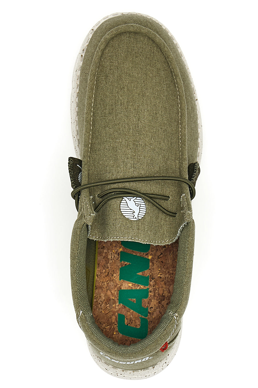 Mocassino Casual Verde Oliva Canguro 922