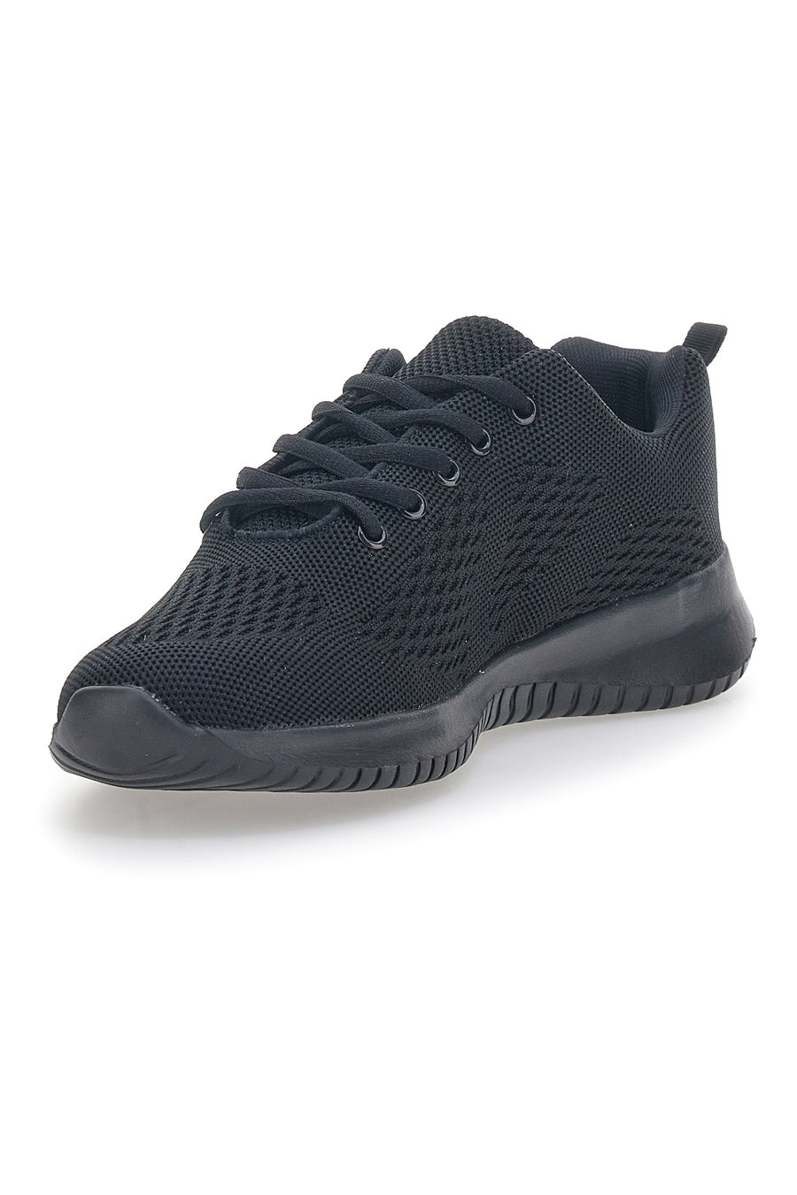 W Max 404 schwarze Mesh-Sneaker