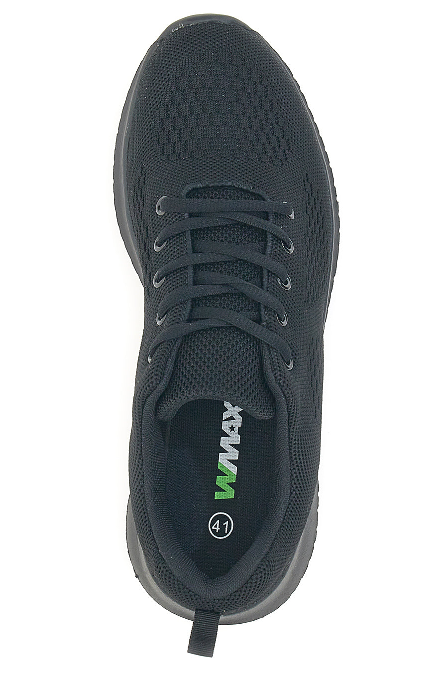 W Max 404 schwarze Mesh-Sneaker